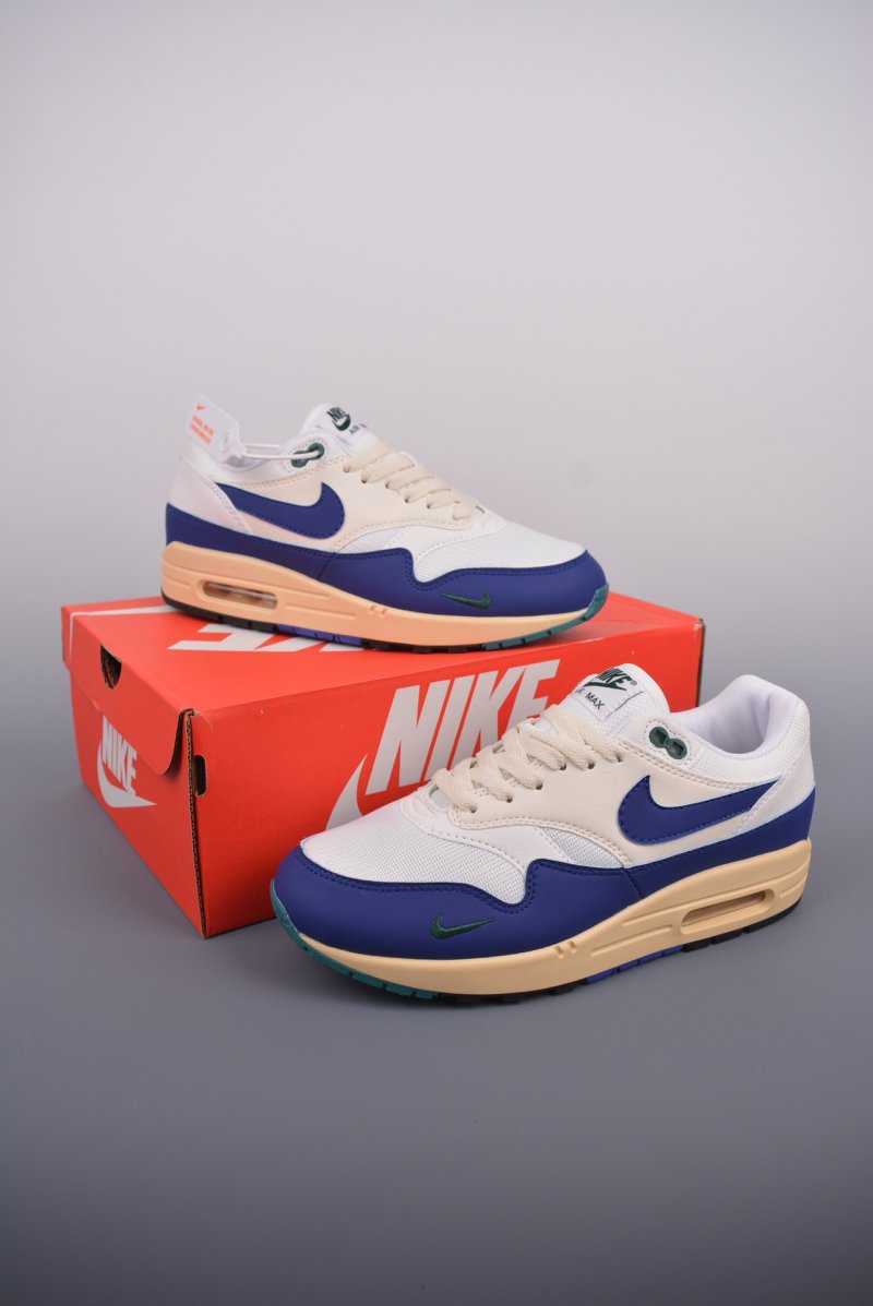 Nike Air Max 1 PRM 'White / Blue' view