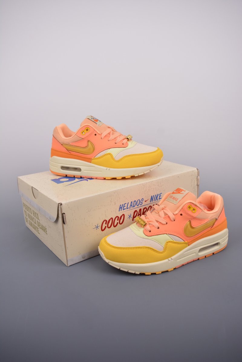 Nike Air Max 1 Puerto Rican Day 'Orange Frost And Citron Pulse' view