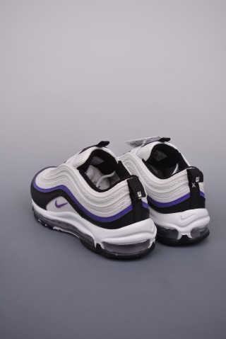 Nike Air Max 97 'Black / White / Purple' view 2