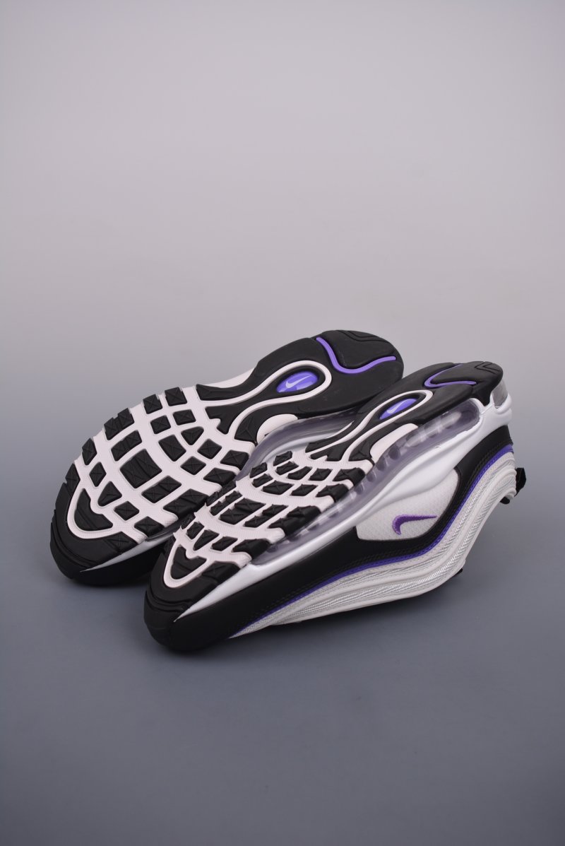 Nike Air Max 97 'Black / White / Purple' view
