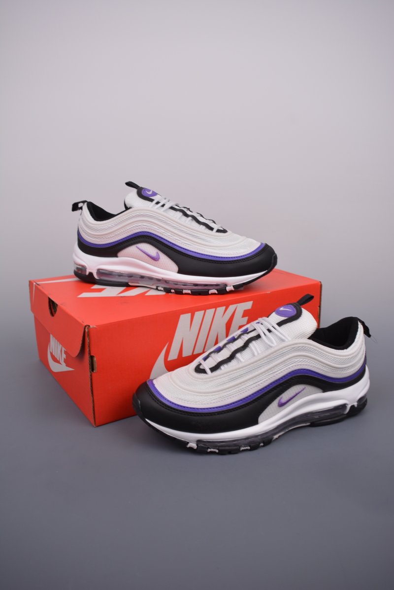 Nike Air Max 97 'Black / White / Purple' view
