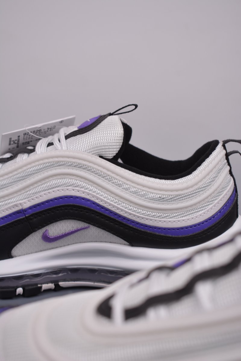 Nike Air Max 97 'Black / White / Purple' view