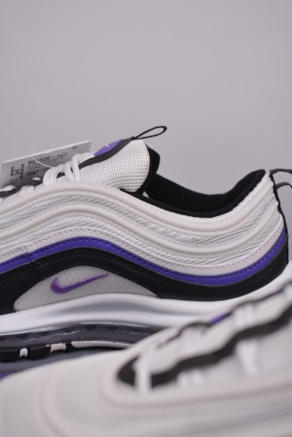 Nike Air Max 97 'Black / White / Purple' view 8