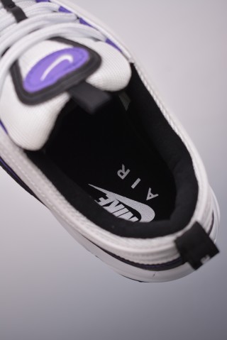 Nike Air Max 97 'Black / White / Purple' view 9