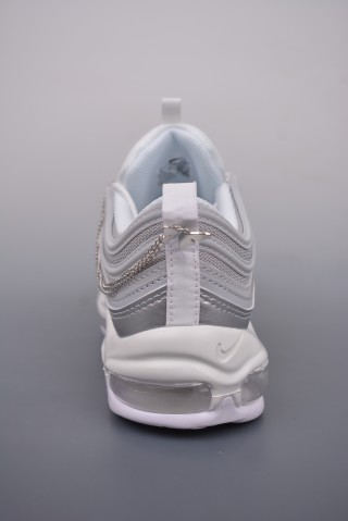 Nike Air Max 97 'White / Silver' view 4