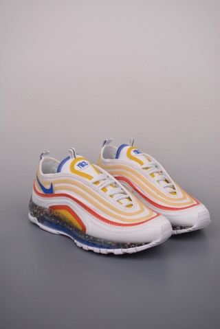 Nike Air Max 97 'White / Blue / Red' view 1