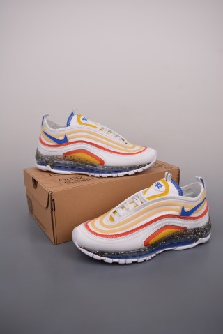 Nike Air Max 97 'White / Blue / Red' view 5