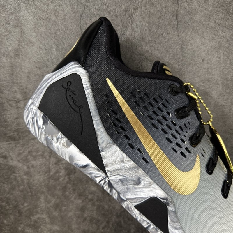 Nike Kobe 9 Elite Low 'Black / White / Green' view