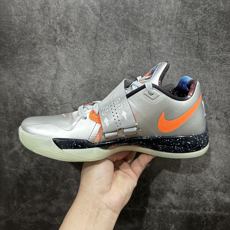 Nike KD IV 'Galaxy Black / Silver' view