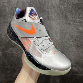 Nike KD IV 'Galaxy Black / Silver' view 3