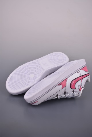 Nike Court Vision Low 'Hand-Painted' view 3