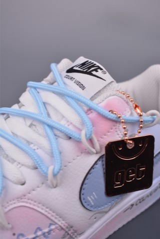 Nike Court Vision Low 'Hand-Painted' view 7