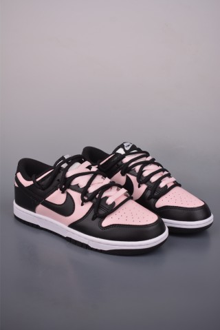 Nike Air Force 1 Low 'Black / Pink' view 1