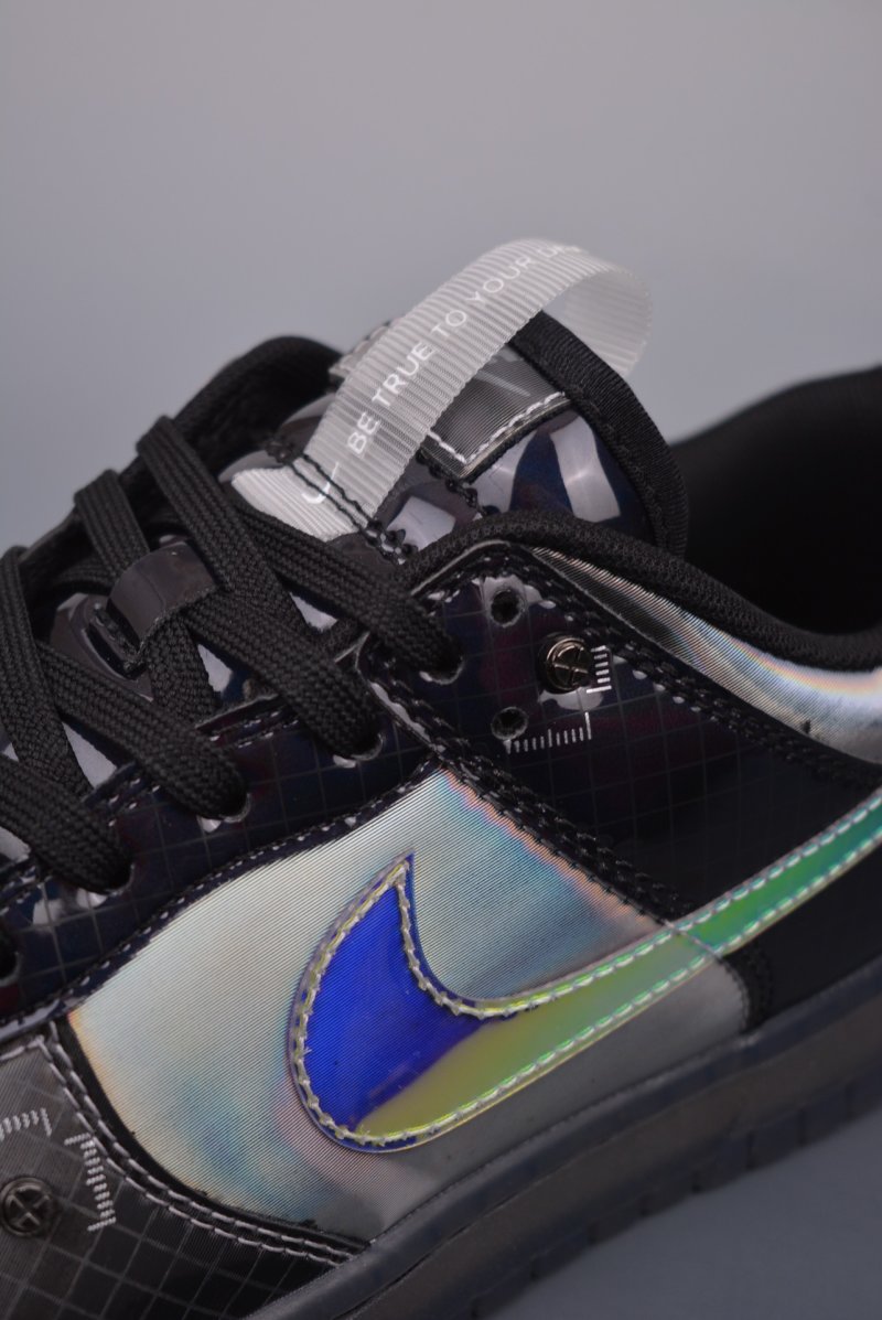 Nike Dunk Low Hyperflat 'Black / Grey / Yellow' view