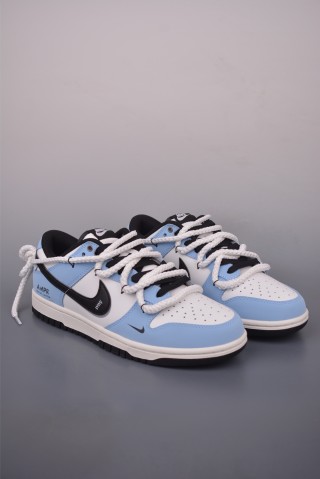 Nike SB Dunk Low 'Black / White / Red / Blue' view 1