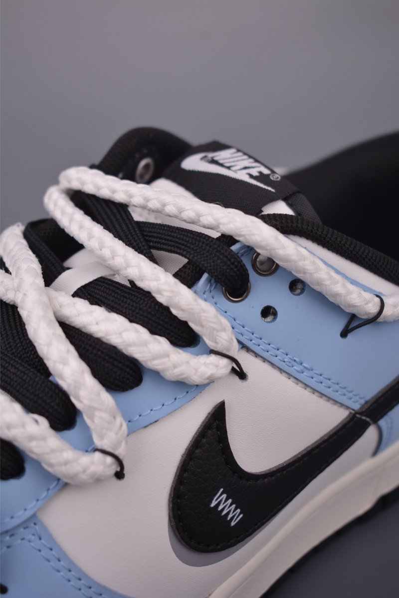 Nike SB Dunk Low 'Black / White / Red / Blue' view