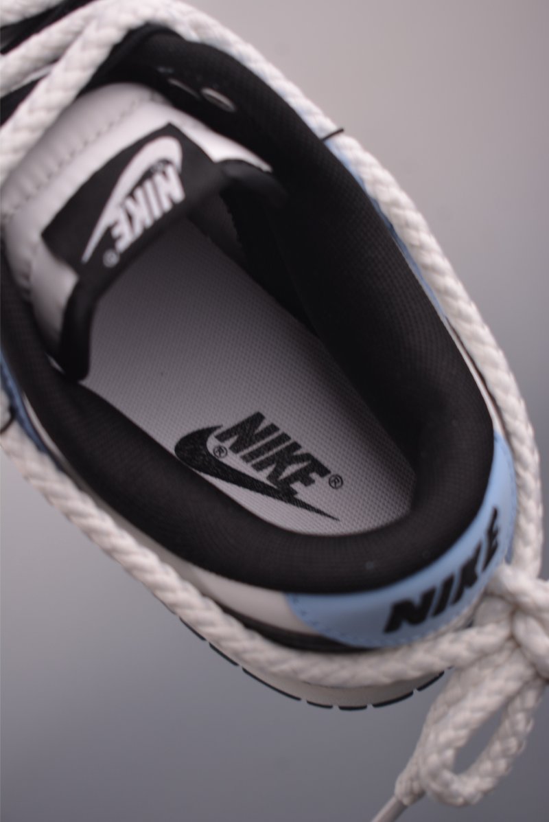 Nike SB Dunk Low 'Black / White / Red / Blue' view