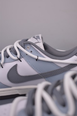 Nike SB Dunk Low 'Grey / White' view 8