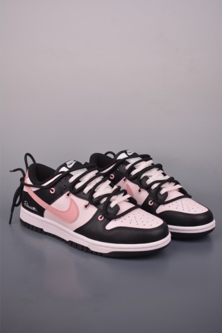 Nike SB Dunk Low 'Black / Pink' view 1