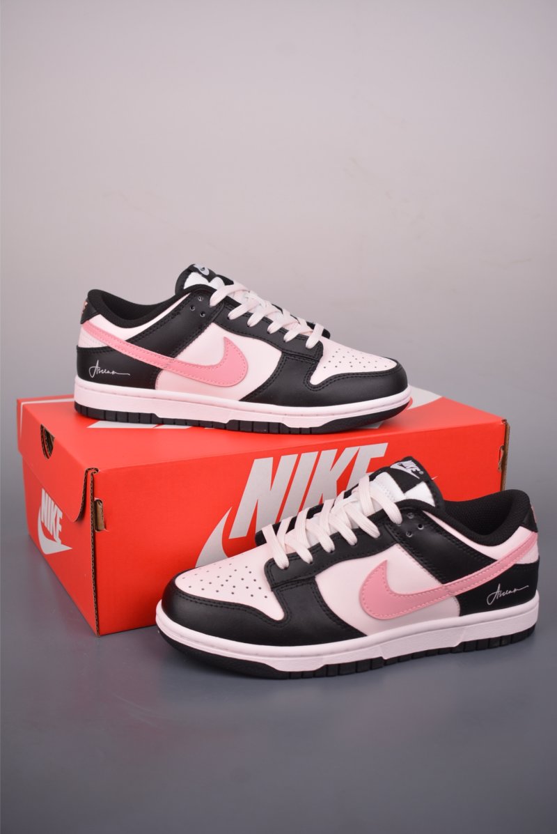 Nike SB Dunk Low 'Black / Pink' view