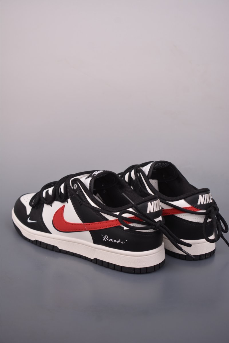 Nike SB Dunk Low 'Black / White / Red' view