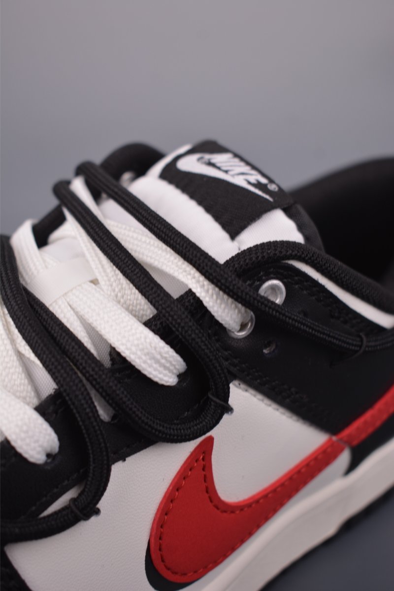 Nike SB Dunk Low 'Black / White / Red' view