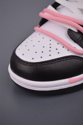 Nike SB Dunk Low 'Black / Pink' view 6
