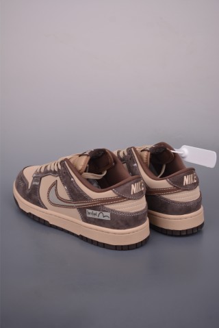 Nike SB Dunk Low 'Grey / Brown' view 2