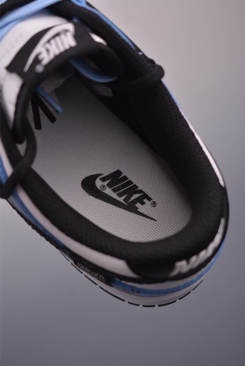 Nike SB Dunk Low 'White / Blue / Black' view