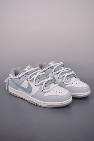 Nike SB Dunk Low 'White / Grey' view 1