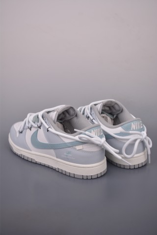 Nike SB Dunk Low 'White / Grey' view 2