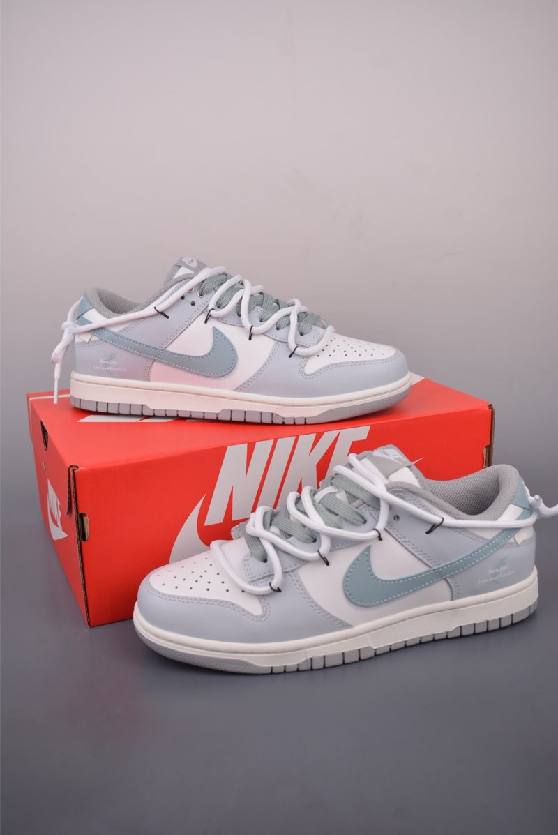 Nike SB Dunk Low 'White / Grey' view