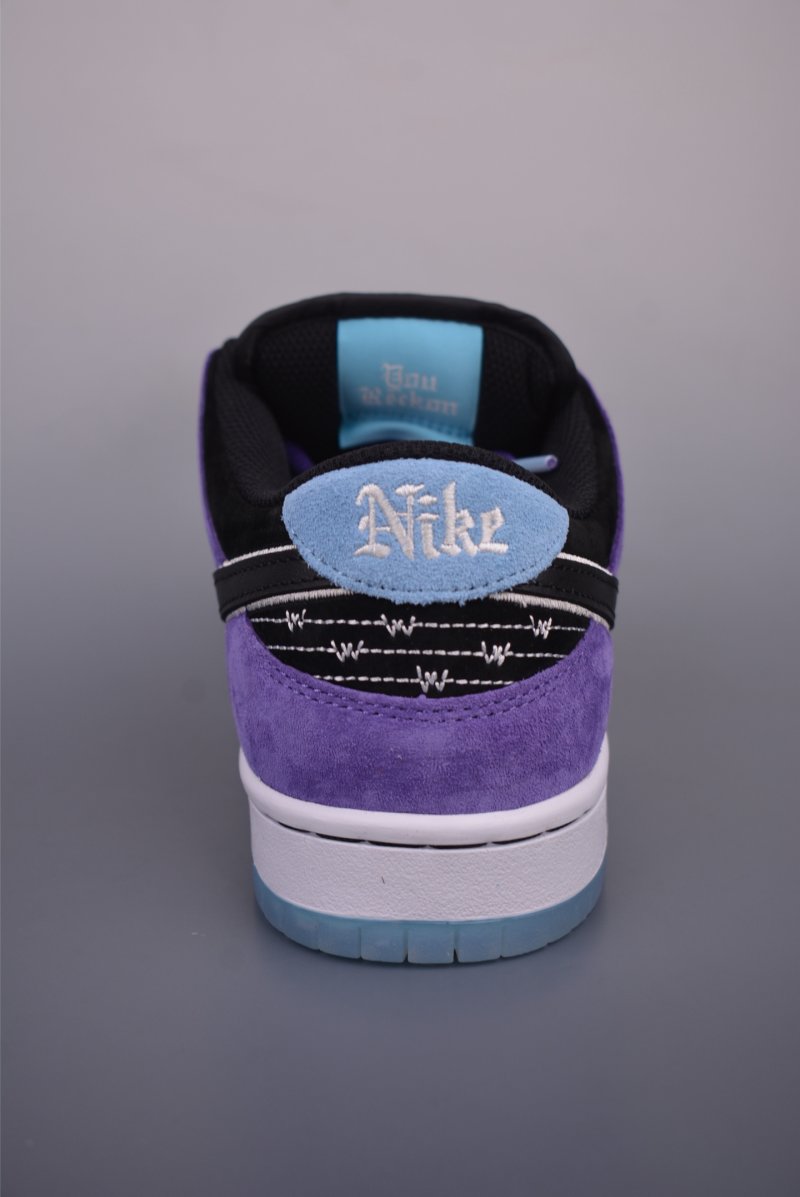 Nike SB Dunk Low 'White / Red / Purple' view