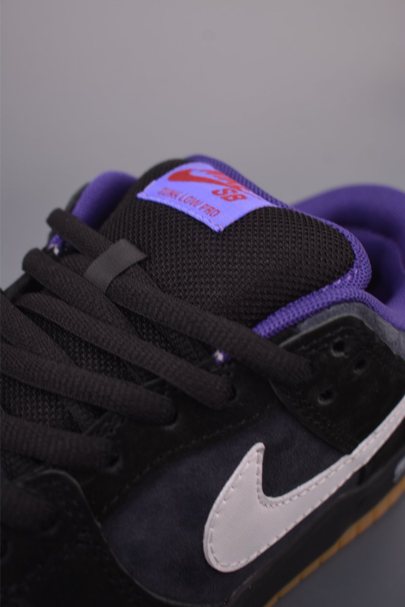 Nike SB Dunk Low 'Black / Purple' view