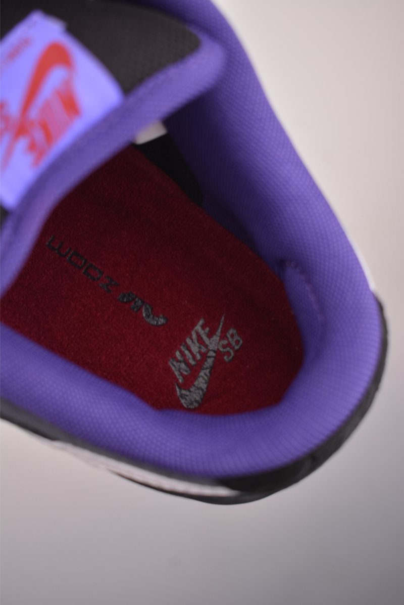 Nike SB Dunk Low 'Black / Purple' view