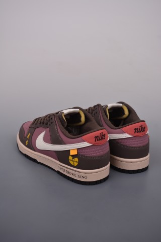 Nike SB Dunk Low 'Wudang' 'Brown / Red' view 2