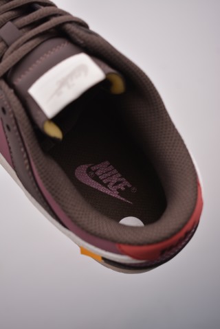 Nike SB Dunk Low 'Wudang' 'Brown / Red' view 9
