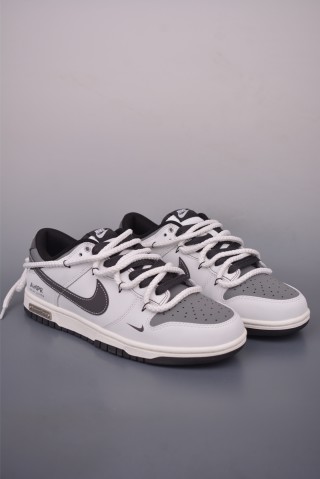 Nike SB Dunk Low 'White / Grey' view 1