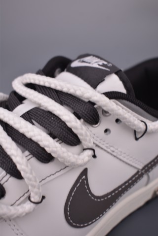 Nike SB Dunk Low 'White / Grey' view 7