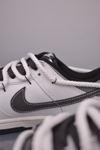 Nike SB Dunk Low 'White / Grey' view 8
