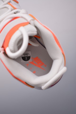 Nike Air More Uptempo 'White / Orange' view 9