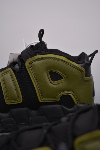 Nike Air More Uptempo 'Black / Green' view 8