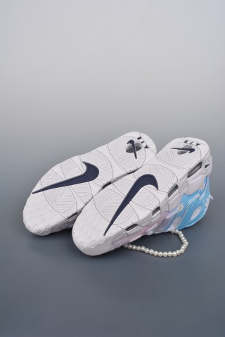 Nike Air More Uptempo 'Blue / Pink' view 3