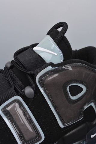 Nike Air More Uptempo 'Black / Blue' view 7
