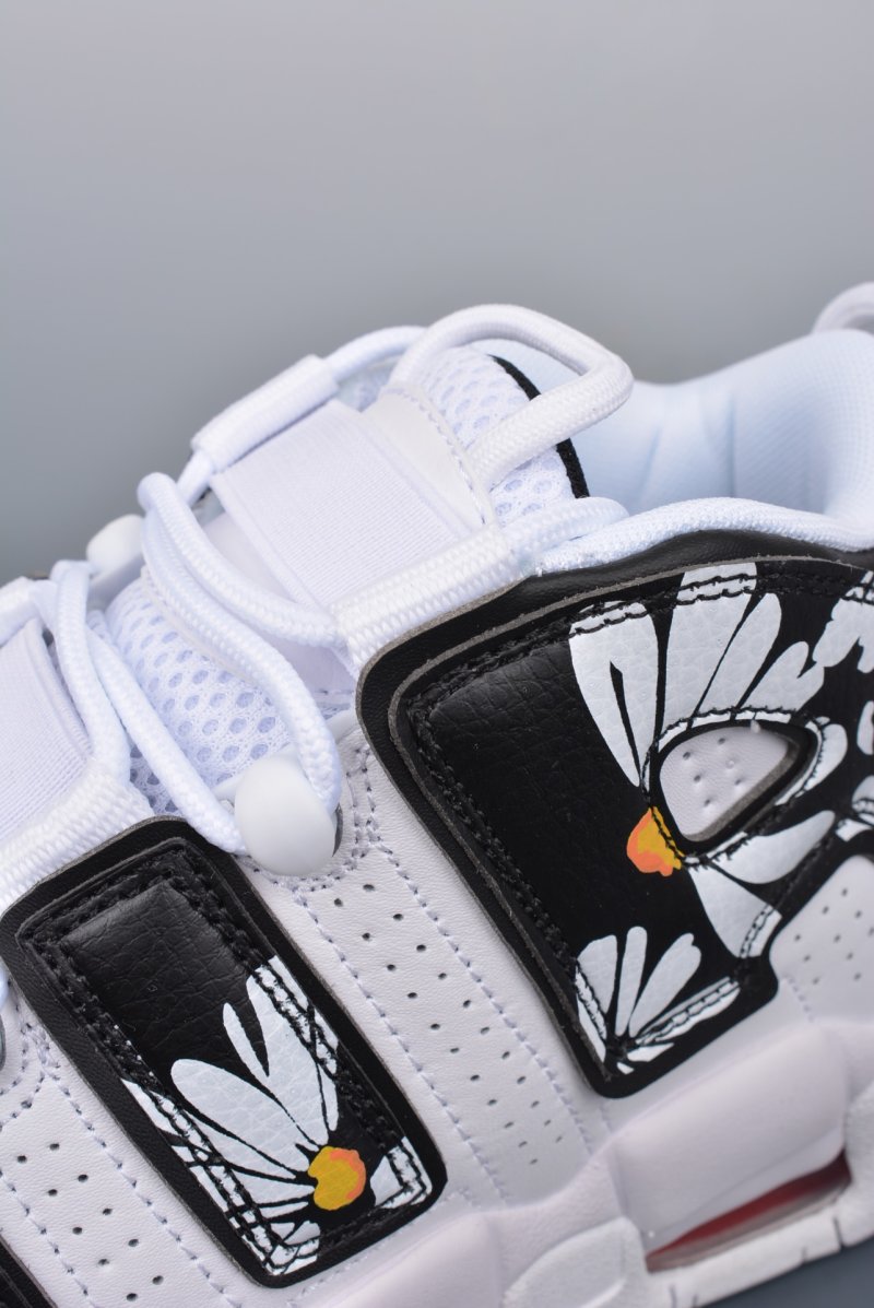 Nike Air More Uptempo 'Black / White' view
