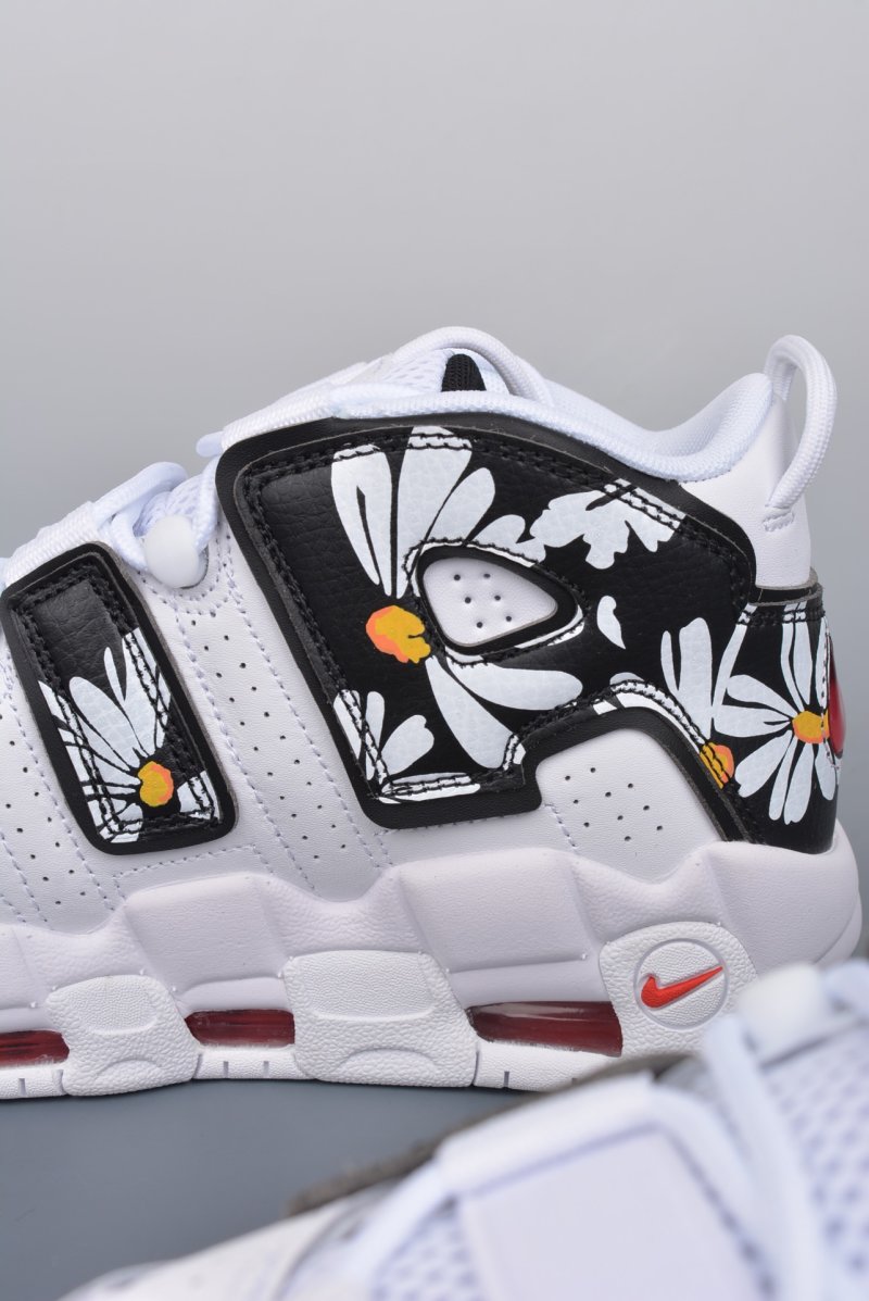Nike Air More Uptempo 'Black / White' view