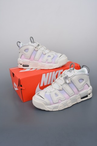 Nike Air More Uptempo 'White / Purple / Pink' view 5