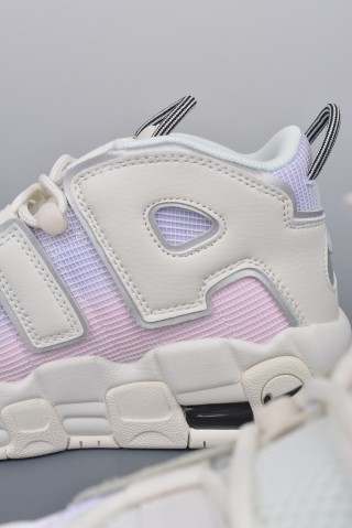 Nike Air More Uptempo 'White / Purple / Pink' view 8