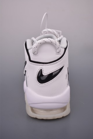 Nike Air More Uptempo 'White / Black' view 4