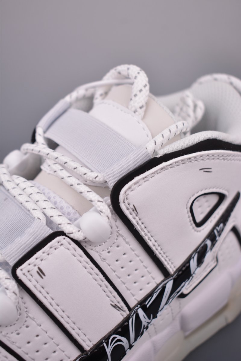 Nike Air More Uptempo 'White / Black' view